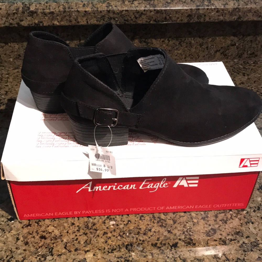 American Eagle Black Bootie